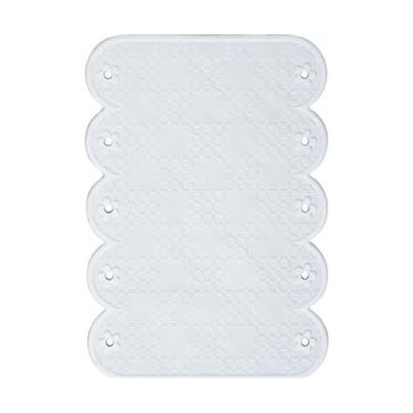 ワイズ スベリを防ぐ手すりマット20&times;28cm ホワイト BW022 1枚 【&times;２０セット】 【お徳用 まとめ買い お買い得 業務用 割引 セット販売】｜創業40周年　世田谷インテリア