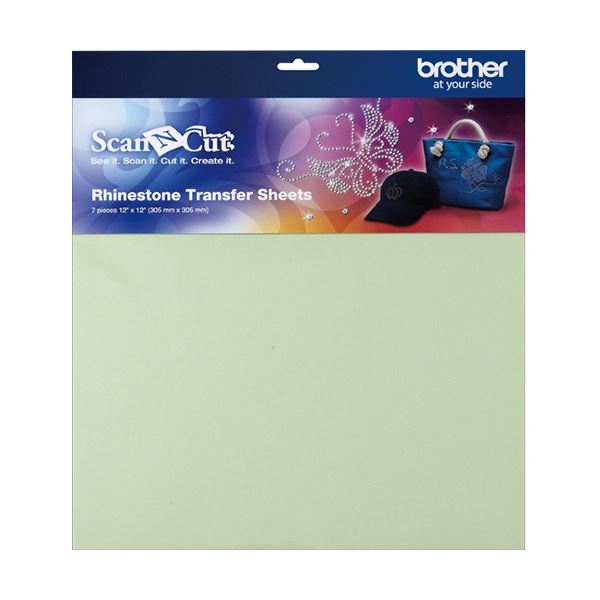 brother ブラザー ScanNCutCanvas専用ラインストーン転写シート CARSTS1 1パック(7枚) 【×5セット】 【 セット販売 まとめ買い 割引 オフィス 文房具 文具 業務用 オフィス用品 】