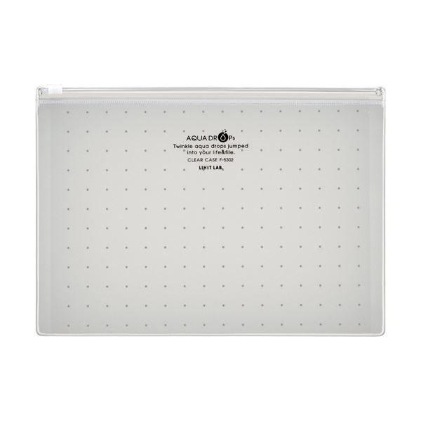 リヒトラブ AQUA DROPsクリヤーケース A5ヨコ 乳白 F-5302-1 1枚【×20セット】 【 セット販売 まとめ買い 割引 オフィス 文房具 文具 業務用 オフィス用品 】 文具 オフィス用品 ファイル バインダー