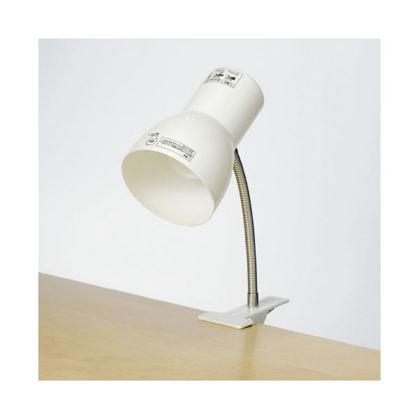 朝日電器 クリップライト SPOT-BLNE26C（PW）（×5セット） 【 セット販売 まとめ買い 割引 】 インテリア 照明 ライトスタンド 電灯 照明器具 シーリングファン