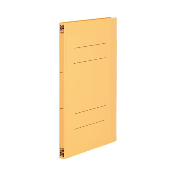 PLUS プラス PPフラットファイルA3 2折 No.125FP YL 1冊【×20セット】 【 セット販売 まとめ買い 割引 オフィス 文房具 文具 業務用 オフィス用品 】 文具 オフィス用品 ファイル バインダー