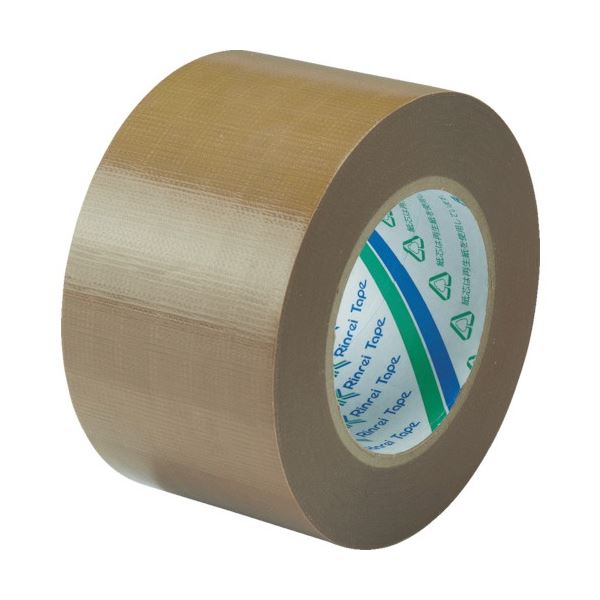リンレイ 包装用PEワリフテープ EF671 75×50mm 茶色 EF671-75X50 1巻 【×5セット】 【 セット販売 まとめ買い 割引 オフィス 文房具 文具 業務用 オフィス用品 】 文具 オフィス用品 テープ 接着用具