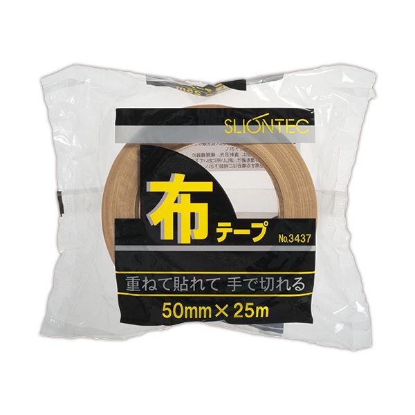 スリオンテック 布テープ No.343720 50mm×25m No.343720-50x25DB 1セット（30巻） 文具 オフィス用品 テープ 接着用具 8,350円