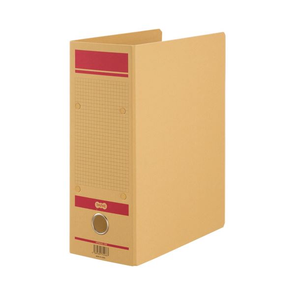 TANOSEE タノシー（大塚商会) 保存用ファイルN(片開き) A4タテ 1000枚収容 100mmとじ 赤 1セット(24冊) 文具 オフィス用品 ファイル バインダー