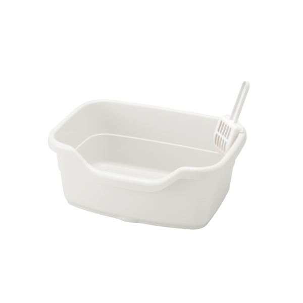 ラプレ ネコトイレ 深型 40 ホワイト 【×5セット】 （ペット用品） 【 セット販売 まとめ買い 割引 】 ペット 猫 トイレ用品