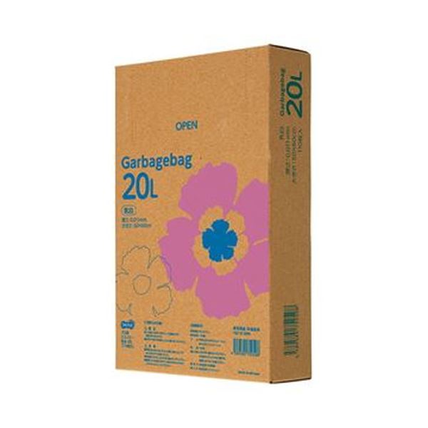 TANOSEE タノシー（大塚商会) ゴミ袋エコノミー乳白半透明 20L BOXタイプ 1箱（110枚）【×20セット】 【 セット販売 まとめ買い 割引 オフィス 文房具 文具 業務用 オフィス用品 】 文具 オフィス用品 袋 ビニール袋