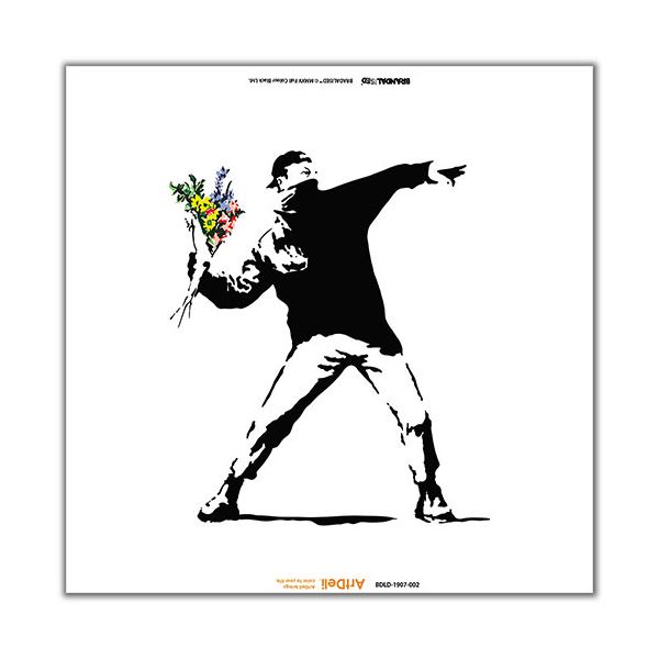 Digital Oasis Visual Sonic アートパネルBluetoothスピーカー Banksy BDLD-1907-002パソコン スピーカー