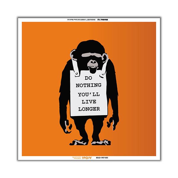 Digital Oasis Visual Sonic アートパネルBluetoothスピーカー Banksy BDLD-1907-003パソコン スピーカー