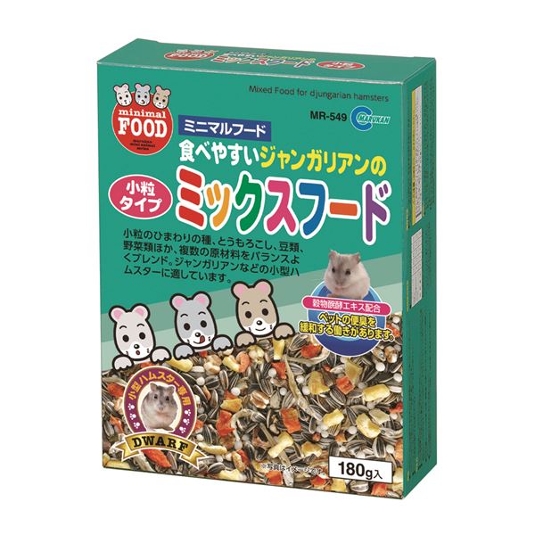 ジャンガリアンのミックスフード 180g（ペット用品）【×12セット】 【 セット販売 まとめ買い 割引 】 ペット ハムスター