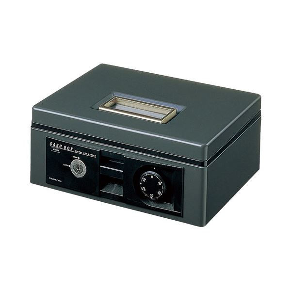 【 KOKUYO 事務用品 コクヨ 文具 事務 業務用 事務用文具】 手提げ金庫 (ダイヤル錠付) A5 W272×D215×H113mm ダークグレー CB-13DM 1台 日用品雑貨・文房具・手芸 文房具・事務用品 文具 オフィス用品 文房具 事務用品 金庫|創業40周年 世田谷インテリア