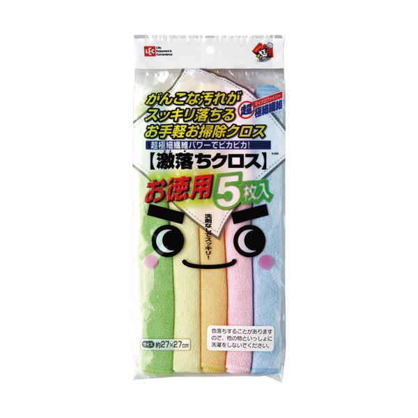レック 激落ちクロス 1パック（5枚） 【×30セット】 【 セット販売 まとめ買い 割引 】 掃除用品