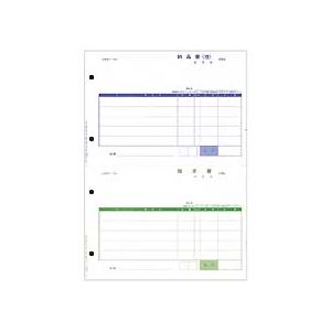 OBC 単票納品書 5行 A4タテ4137 1箱（1000枚） 文具 オフィス用品 ノート 紙製品 伝票