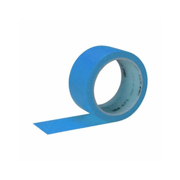 3M プラスチックフィルムテープ47 150mm×18.2m ブルー 471BLU50X18R 1巻 文具 オフィス用品 テープ 接着用具 7,183円