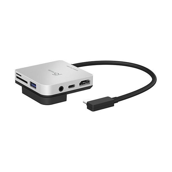 j5 Create USB-C相応う6インチ1マルチアダプタ （iPad Pro専用パッド属する） 間隔文字薄墨色 JCD612 1個