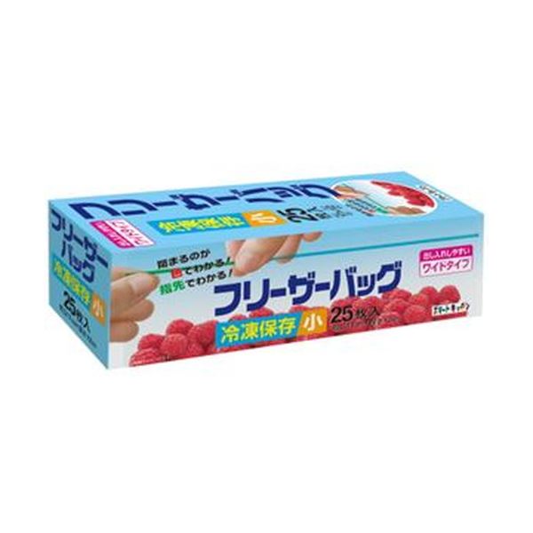 日本サニパック スマートキッチンフリーザーバッグ 小 透明 KS36 1パック（25枚）【×50セット】 【 セット販売 まとめ買い 割引 】 キッチン 食器 キッチン用品 飲食店 料理
