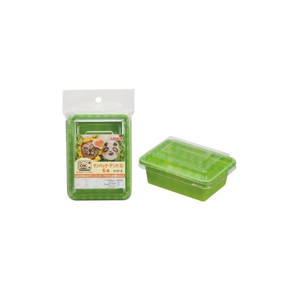 ボンネット容器に並べる /  【S 5組入】  王冠付き添い人 本体陰電子領域可 『サンパック ・ デリカ』 【×150個仕掛ける】  【 仕掛ける売りわたす まとめ買い 銀行割引 】  勝手もと 食器 お弁当グッズ 吸い筒 キッチン用品・食器・調理器具-弁当箱・水筒