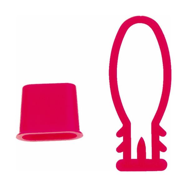 TRUSCO みかんネット用留め具 赤 BET-R-10 1袋(10個) 【×20セット】 【 セット販売 まとめ買い 割引 】 5,336円