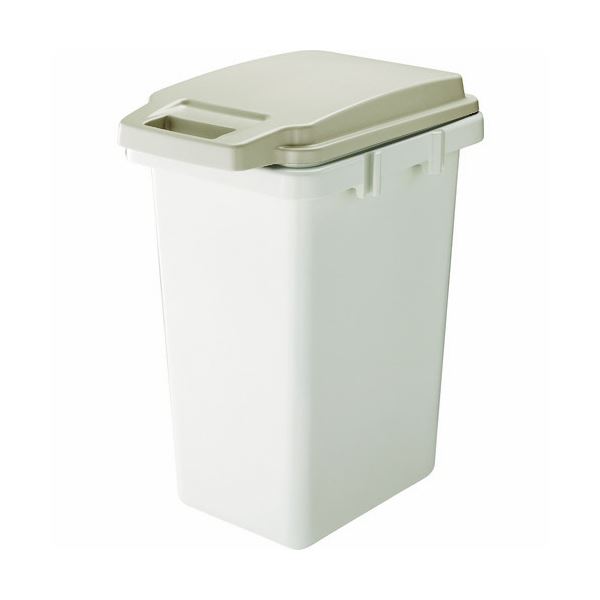 TRUSCO連結ワンハンドパッキンペール 45L ベージュ TRHPP-45-BG 1個【×2セット】 【 セット販売 まとめ買い 割引 】 ゴミ箱　ダストボックス