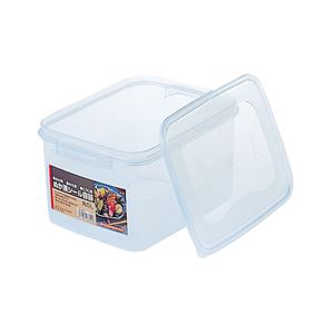 〔20個セット〕 ぬか漬け シール容器 漬物容器 約幅19cm 角5L 電子レンジ可 高密封 プラスチック製 キッチン 台所 調理器具 キッチン 食器 キッチン用品 飲食店 料理