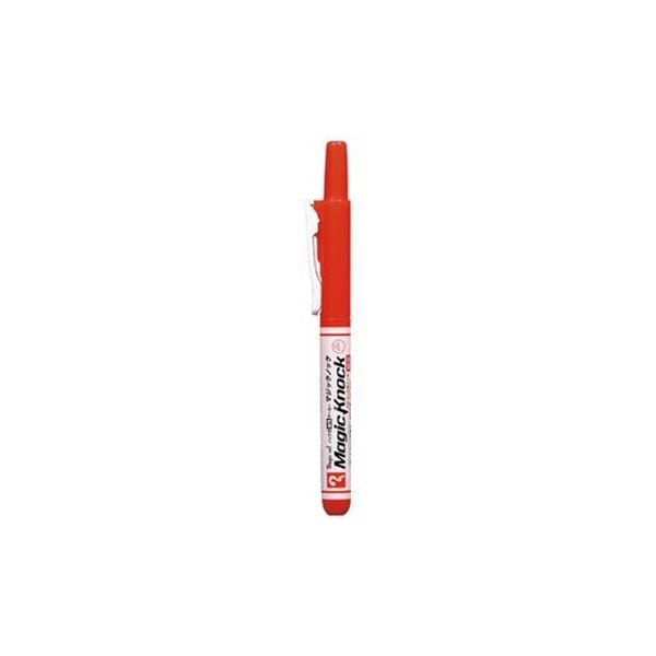 寺西化学工業 マジックノック 細字 赤【×50セット】 【 セット販売 まとめ買い 割引 オフィス 文房具 文具 業務用 オフィス用品 】 文具 オフィス用品 ペン ボールペン
