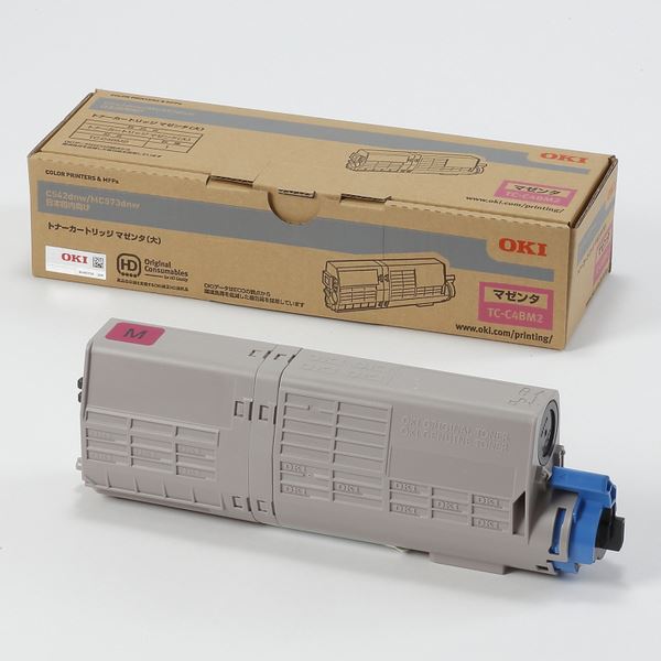 OKI見聞 トナーカートリッジ （大） マゼンタ （MC573dnw / C542dnw） TC-C4BM2