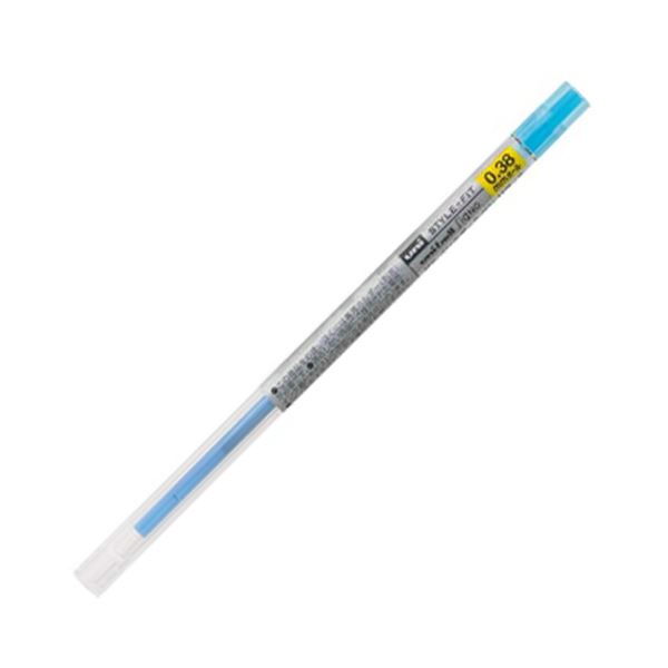 三菱鉛筆 ゲルインクボールペンスタイルフィット 替芯 0.38mm ライトブルー UMR10938.8 1セット（10本） 【×10セット】 【 セット販売 まとめ買い 割引 オフィス 文房具 文具 業務用 オフィス用品 】 文具 オフィス用品 ペン ボールペン