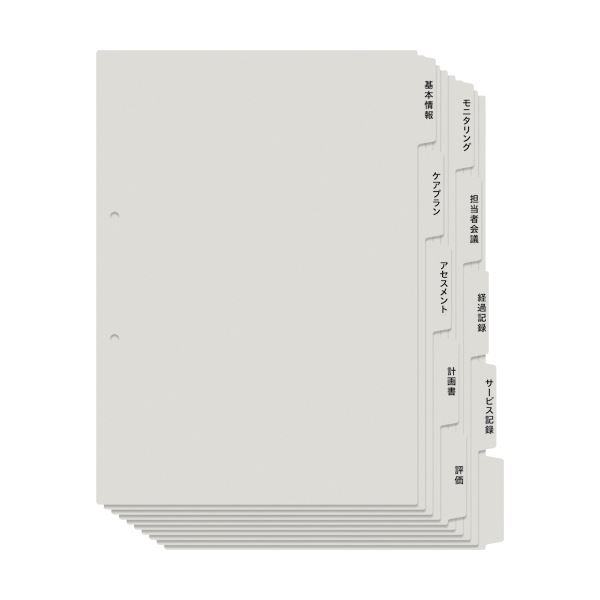 【つけ加える 事務設備 PLUS 文具 執務室設備 文具】 たすけあ受け入れる者カルテ用見出し A4タテ 5山2組 薄墨色 FL-807IS 1容器に並べる 【×２０仕掛ける】 【 まとめ買い お買い得 お役目用 銀行割引 執務室設備 文房具 事務設備】 整理保存用具・整理保存用具 整理保存用具