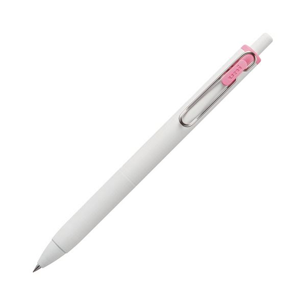 三菱鉛筆 ゲルインクボールペン ユニボール ワン 0.5mm ライトピンク （軸色：オフホワイト） UMNS05.51 1セット（10本） 【×3セット】 【 セット販売 まとめ買い 割引 オフィス 文房具 文具 業務用 オフィス用品 】 文具 オフィス用品 ペン ボールペン