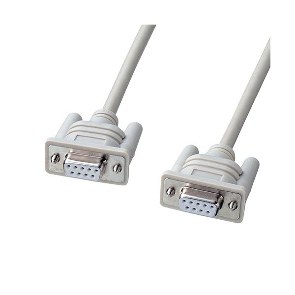 サンワサプライ エコRS-232Cクロスケーブル D-Sub9pinメス 2.0m KR-ECLK2 1本 【×10セット】 【 セット販売 まとめ買い 割引 】 パソコン ケーブル ケーブルカバー