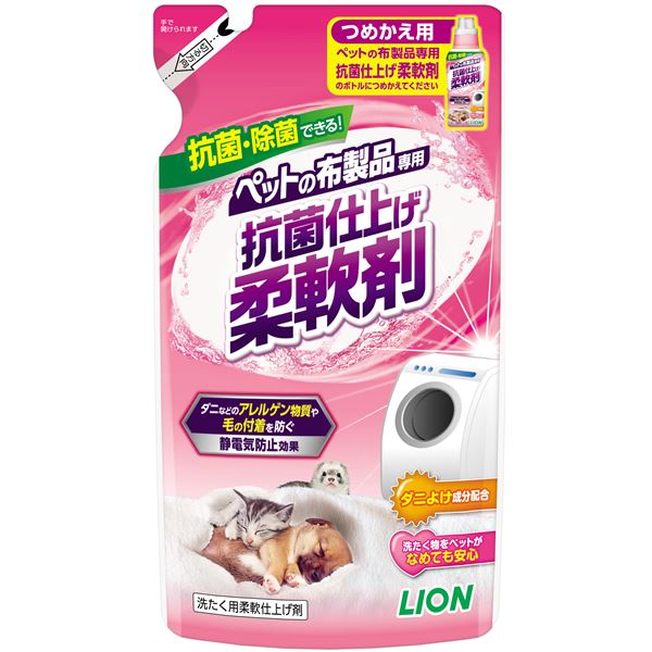 ペットの布製品専用 抗菌仕上げ柔軟剤 つめかえ用 300g （ペット用品） 【×10セット】 【 セット販売 まとめ買い 割引 】 ペット ペット用品