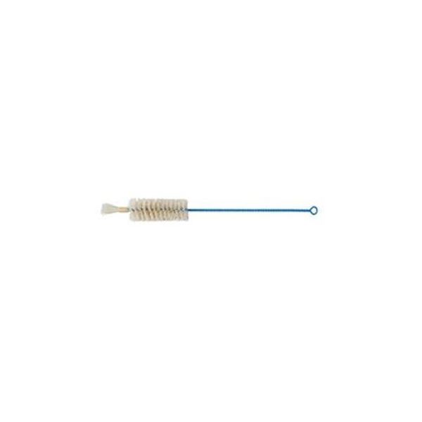 注射器用ブラシ 大 ビニール巻柄 全長295mm 【×10セット】 【 セット販売 まとめ買い 割引 】 科学 研究 実験 必需品 消耗品