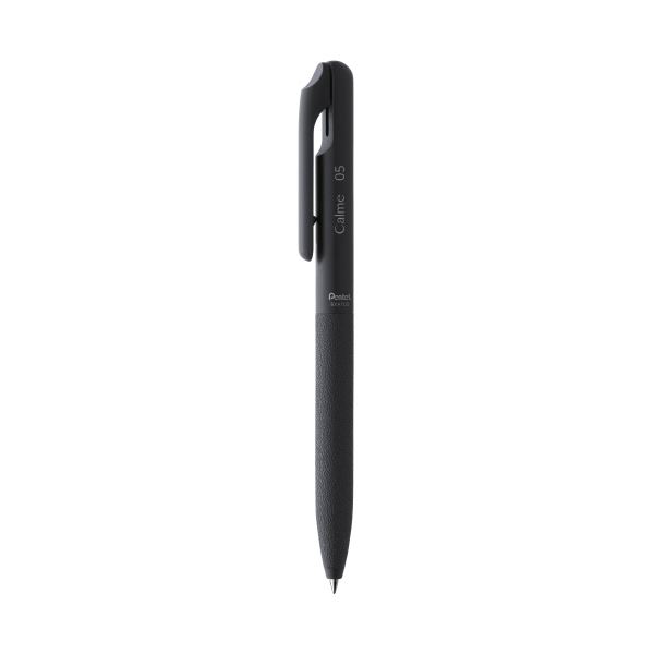 ぺんてる 単色BP Calme0.5 インク色:黒 / 黒軸 0.5mm BXA105A-A 10本 【×10セット】 【 セット販売 まとめ買い 割引 オフィス 文房具 文具 業務用 オフィス用品 】 文具 オフィス用品 ペン ボールペン