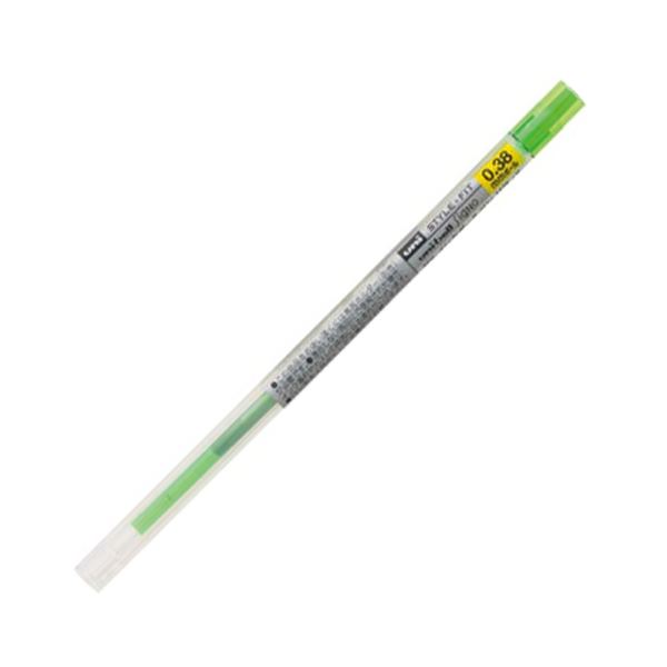 三菱鉛筆 ゲルインクボールペンスタイルフィット 替芯 0.38mm ライムグリーン UMR10938.5 1セット（10本） 【×5セット】 【 セット販売 まとめ買い 割引 オフィス 文房具 文具 業務用 オフィス用品 】 文具 オフィス用品 ペン ボールペン
