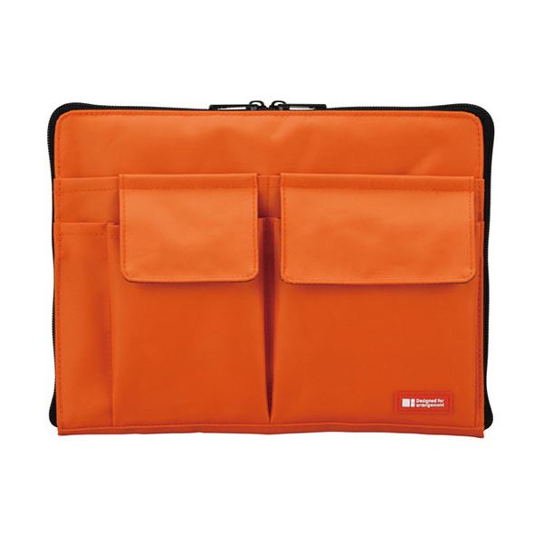 リヒトラブ バック ・ イン ・ バッグ A5橙 A-7553-4 1個【×5セット】 【 セット販売 まとめ買い 割引 】 パソコン インナーケース インナーバッグ PCバッグ