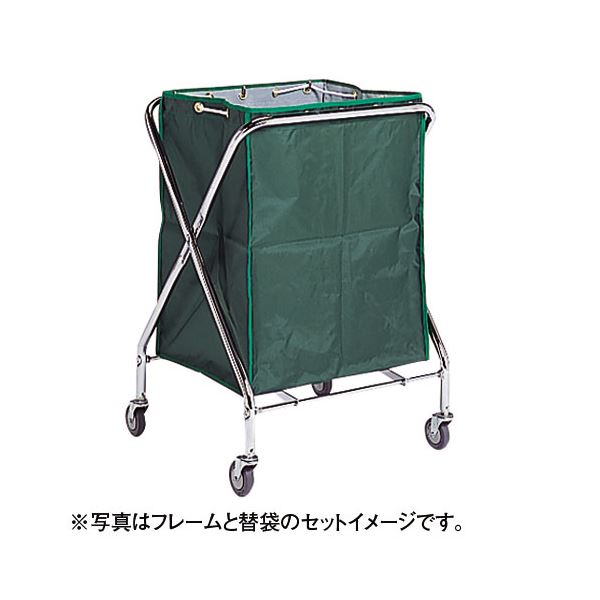 テラモト BMダストカー替袋 （フレーム別売 袋のみ） DS2323101 小 緑 【&times;３セット】 【お徳用 まとめ買い お買い得 業務用 割引 セット販売】 （ 掃除用品 事務用品 清掃 オフィス用品 日用品雑貨 ゴミ箱 ダストボックス お掃除 ）｜創業40周年　世田谷インテリア