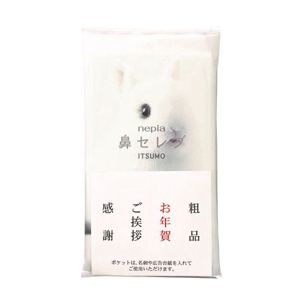 王子ネピア ネピア鼻セレブ ITSUMOPLUS 48組 1パック（10個）【×5セット】 【 セット販売 まとめ買い 割引 】 ティッシュペーパー