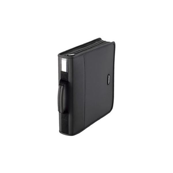 ELECOM エレコム CD / DVDケースファスナー付160枚CCD-SS160BK【×3セット】 【 セット販売 まとめ買い 割引 】 パソコン DVDケース CDケース Blu-rayケース