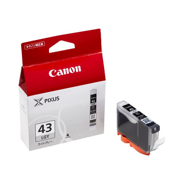 Canon キヤノン  Canon インキ貯蔵タンク BCI-43LGY ともし火薄墨色 6383B001 1個  【×10仕掛ける】  印刷人インキ インキ 印刷人 製造業者文句無し品  【 仕掛ける売りわたす まとめ買い 銀行割引 】 インクカートリッジ-プリンター・FAX用インク-PCサプライ・消耗品