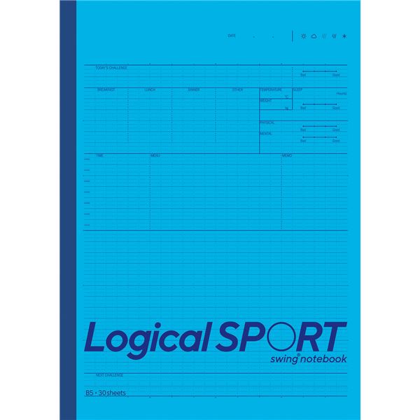 ロジカルスポーツノート ノ-B590A-B ブルー【×20セット】 【 セット販売 まとめ買い 割引 オフィス 文房具 文具 業務用 オフィス用品 】 文具 オフィス用品 ノート 紙製品 レポート紙