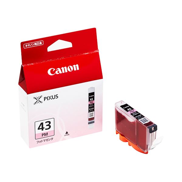 キヤノン Canon インキ貯蔵タンク BCI-43PM フォトマゼンタ 6381B001 1個 【×１０仕掛ける】 【お徳用 まとめ買い お買い得 お役目用 銀行割引 仕掛ける売りわたす】 印刷者 マイコン提供・摺り切る品 印刷工・FAX用インキ インキ インキ薬莢 トナー 加農砲(CANON)用