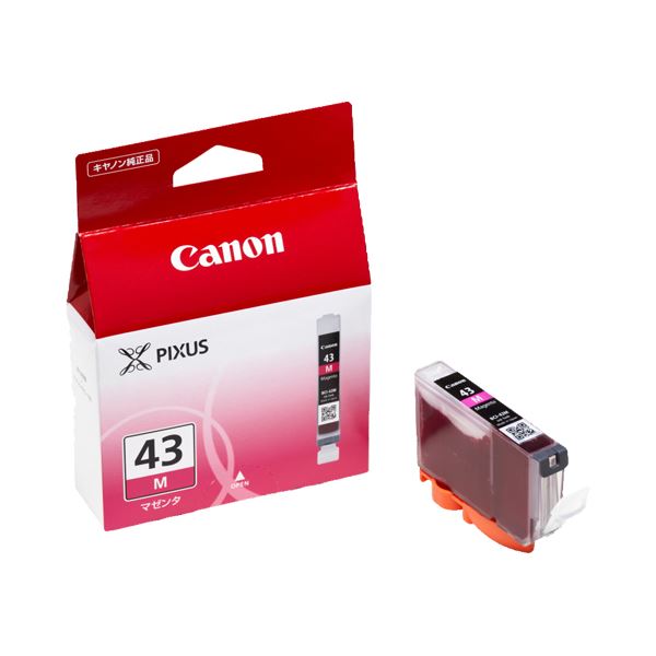 キヤノン Canon インキ貯蔵タンク BCI-43M マゼンタ 6378B001 1個 【×１０仕掛ける】 【お徳用 まとめ買い お買い得 お役目用 銀行割引 仕掛ける売りわたす】 印刷者 マイコン提供・摺り切る品 印刷工・FAX用インキ インキ インキ薬莢 トナー 加農砲(CANON)用