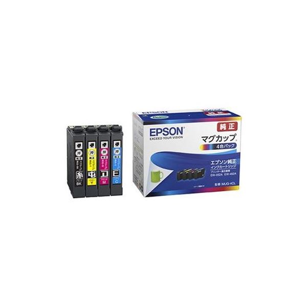 EPSON エプソン インクカートリッジMUG-4CL 4色パック PC プリンター インク インクカートリッジ トナー インク カートリッジ エプソン(EPSON)用