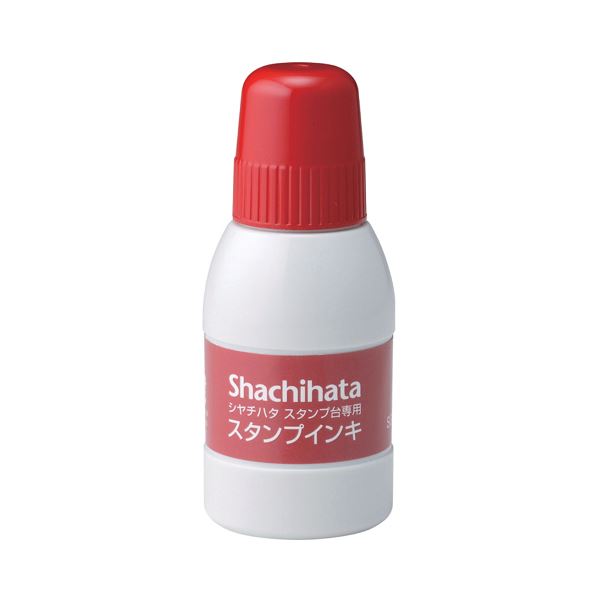シヤチハタ スタンプ台専用補充インキ40ml 赤 SGN-40-R 1個 【×10セット】 【 セット販売 まとめ買い 割引 オフィス 文房具 文具 業務用 オフィス用品 】 文具 オフィス用品 印鑑 スタンプ 朱肉