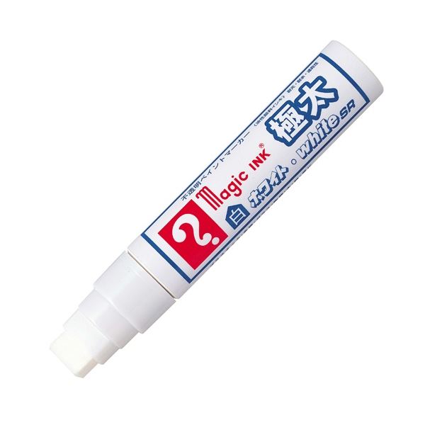 寺西化学 油性ペイントマーカーマジックインキ ホワイト ・ white SR 極太 MGDW 1本 【×30セット】 【 セット販売 まとめ買い 割引 オフィス 文房具 文具 業務用 オフィス用品 】 文具 オフィス用品 ペン ボールペン
