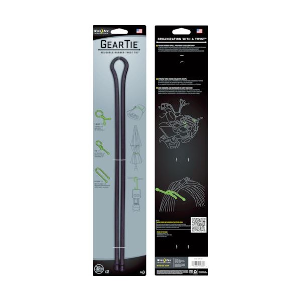 シームーン NiteIze ギアータイ 32インチ ブラック NI01830 1パック(2個) 【×5セット】  【 セット販売 まとめ買い 割引 】