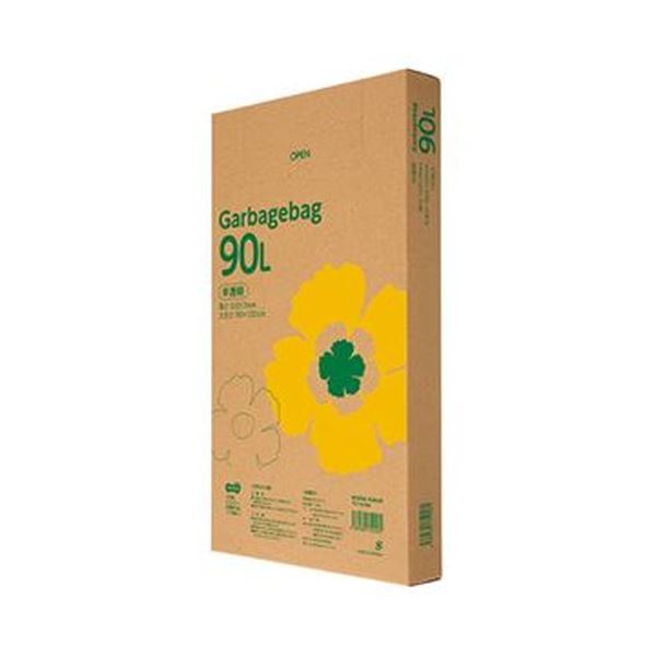 TANOSEE タノシー（大塚商会) ゴミ袋エコノミー 半透明 90L BOXタイプ 1箱（110枚）【×5セット】 【 セット販売 まとめ買い 割引 オフィス 文房具 文具 業務用 オフィス用品 】 文具 オフィス用品 袋 ビニール袋