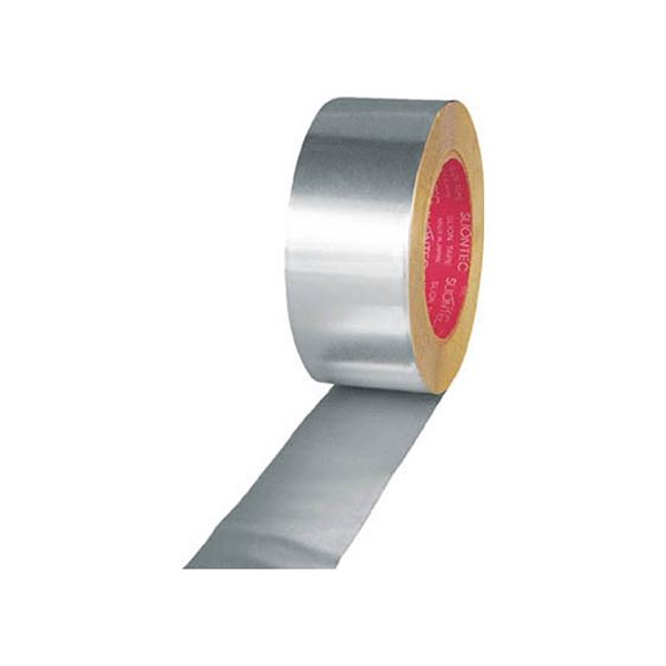 スリオンテック アルミ粘着テープ (ツヤあり) 50mm 816000-20-50X50 1巻 【×3セット】 【 セット販売 まとめ買い 割引 オフィス 文房具 文具 業務用 オフィス用品 】 文具 オフィス用品 テープ 接着用具