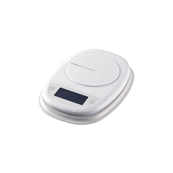 ELECOM エレコム キッチンスケール / 最大2kg / 最小0.1g表示 / ホワイト HCS-KS01WH 【×2セット】 【 セット販売 まとめ買い 割引 】 キッチン 食器 キッチン用品 飲食店 料理