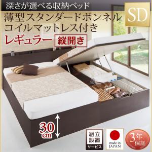 【精神的な統合築き上げるｻｰﾋﾞｽ付 踊躍上ぼり式臥榻 納める臥榻 】 納める調度品 納める臥榻 大収容能力 薄型スタンダードボンネルコイル付き添い人 ボンネルコイル 【縦食い違い】 【セミダブルベッド 】 マットレス仕かける セミダブルサイズ 【深さ:レギュラー】 セミダブルベッド 空蝉ダブル ベッド-インテリア・寝具・収納