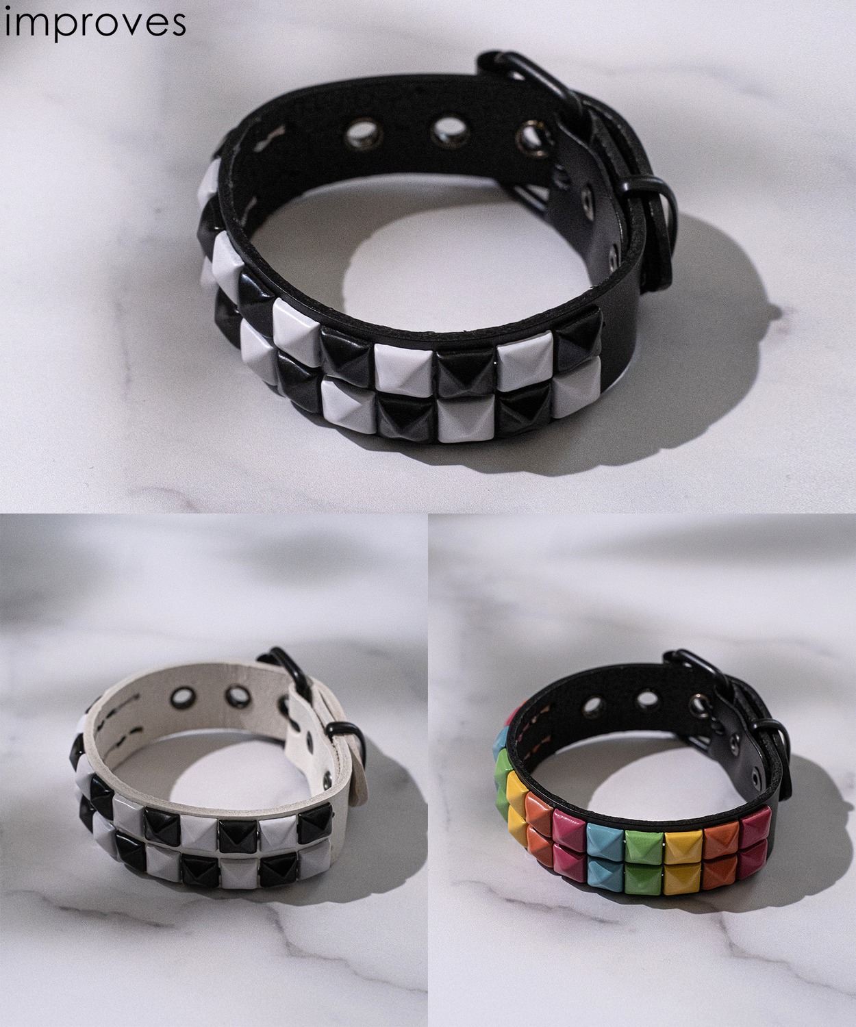 UNDERCOVER PUNKレザー ブレスレット スタッズバングル 楽天市場】スタッズ ブレスレット メンズ レザーブレスレット